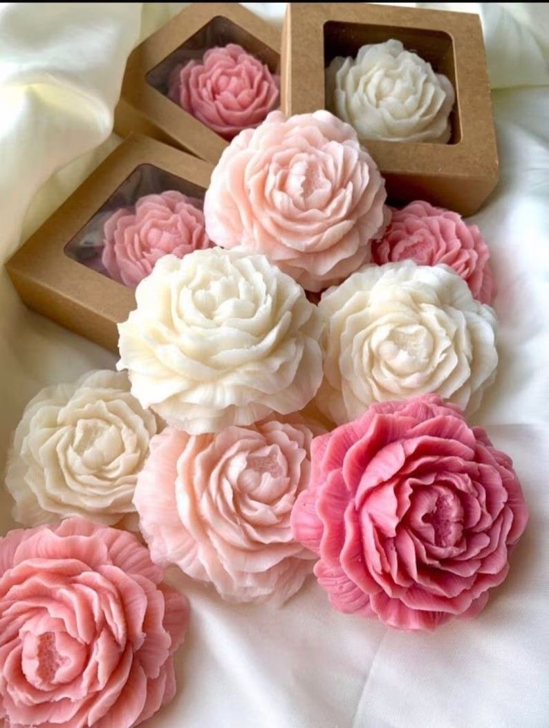 Frosted  bloom (set of 4 )