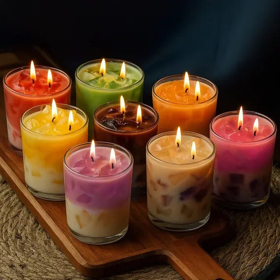 Velunia Aura Glass Candle